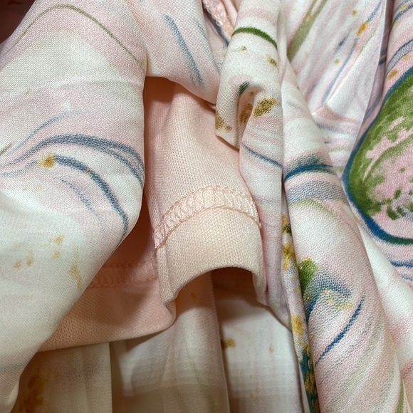 Miss Ord Printed Front V Neck Long Sleeve Maxi Dress. XL. NWT. - Picture 10 of 14